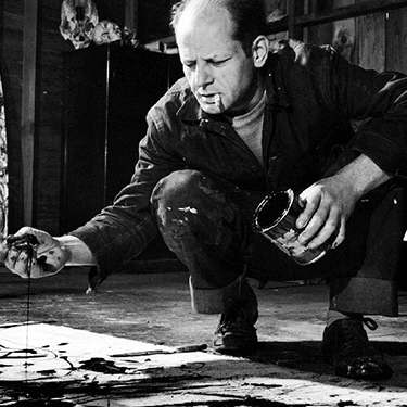The painting action